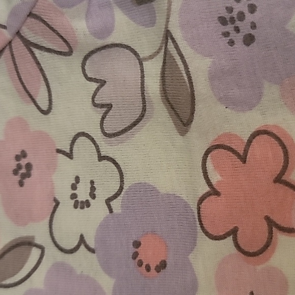 Gerber Girl 3-Pack Variety Onesies Bodysuits, 0 - 3 Months Pink, Lavender, White - Picture 8 of 11